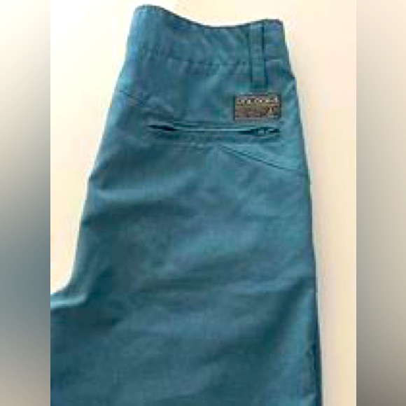 VOLCOM Surf & Turf boys size 14 casual teal shorts - Picture 3 of 5